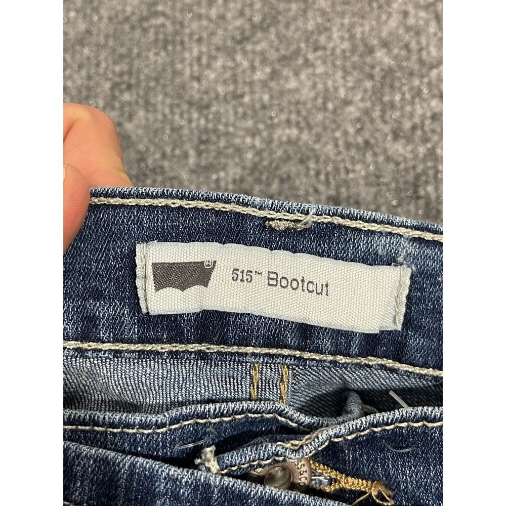 Levi's Jeans W Women’s 10 M Bootcut Blue 515 Denim Outdoor Waist:30x L: 32 N44 - Picture 3 of 12